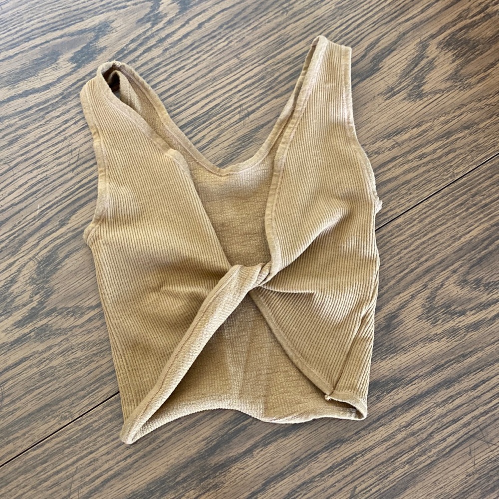 Urban Outfitters! Size XS/S brown cropped tank! You can wear it 2 different ways